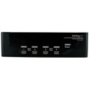 StarTech SV431DDVDUA 4 Port DVI VGA Dual Monitor KVM Switch USB with Audio and USB 2.0 Hub