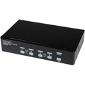 StarTech SV431DVIUAHR 4 Port High Resolution USB DVI Dual Link KVM Switch with Audio