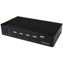 StarTech SV431HDU3A2 4-Port HDMI KVM Switch - USB 3.0 - 1080p