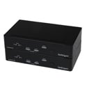 StarTech SV565FXDUSA USB DVI KVM Console Extender w/ Serial & Audio Over MM Fiber - 2km