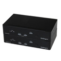 Photo of StarTech SV565FXDUSA USB DVI KVM Console Extender w/ Serial & Audio Over MM Fiber - 2km