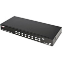 StarTech SV831DUSB 8 Port 1U Rack Mount USB PS/2 KVM Switch with OSD