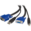 StarTech 2-in-1 Universal USB KVM Cable 10 Ft.