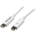 Photo of Startech TBOLTMM1MW Thunderbolt Cable - M/M 3.28 ft White