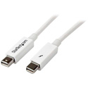 Photo of StarTech TBOLTMM2MW White Thunderbolt Cable - M/M 6.56 ft