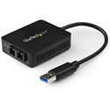 StarTech US1GA30SXSC USB to Fiber Optic Converter - USB 3.0 - 1000Base-SX SC