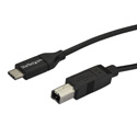 Photo of Star Tech USB2CB2M USB-C to USB-B Cable Male/Male - 6 Feet (2 Meter) USB 2.0