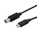 Photo of StarTech USB2CB3M USB-C to USB-B Printer Cable M/M 3 Meter (10 ft) - USB 2.0