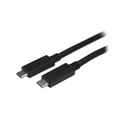 Photo of StarTech USB315CC2M USB-C Cable with Power Delivery (3A) Male to Male USB 3.0 USB0IF Certified - 6 Foot