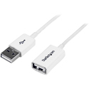 Startech USBEXTPAA1MW USB 2.0 Extension Cable A to A - Male/Female - White - 3.28 Foot