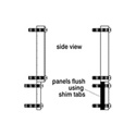 1 3/4 in Shim Tab 100 pack - Fits 1 Space