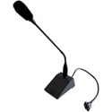 SAS S-Track PM-1 PoE Powered Dante Supercardioid Gooseneck Microphone with 24-Bit Network Audio and Mute Switch