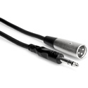 Hosa STX-115M Balanced Interconnect - 1/4 in TRS to XLR3M - 15 ft