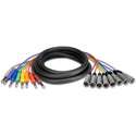Photo of Hosa STX-803M 8-Channel Audio Snake 1/4-In TRS Male to 3-Pin XLR Male 9.9 Ft.