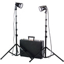 Smith Victor 401024 K102 Kit - 2 Light 1200 Watt Portable Attache Kit with Hard Case