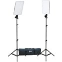 Photo of Smith Victor 401619 Slim Panel 800W Daylight LED 2 Light Kit