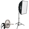 Smith-Victor KSBQ-1000 Professional Softbox Light Kit - 1000 Watt - 1 Light