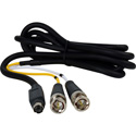 Photo of Connectronics Premium SVHS 4 Pin to 2 BNC Breakout Cable 3 Foot