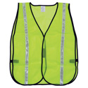 Lime Safety Vest with Reflective Striping- Large