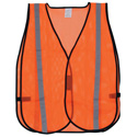 Photo of Orange Safety Vest with Reflective Striping- Large