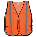 Orange Safety Vest with Reflective Striping