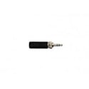 Photo of Switchcraft 35HDLBNS 3.5MM Locking Stereo Plug Black Handle Nickel Plug 0.175in