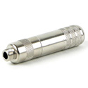 Photo of Switchcraft 35LJNS 3.5MM Stereo Cable Mount Extension Jack - Nickel Body / Silver Contacts / .175 in. Opening