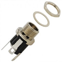 Switchcraft 722A Straight DC Power Jack - 0.080Inch (2.0mm) pin - solder lugs termination