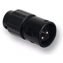 Photo of Switchcraft AAA3MBLP Low Profile 3 Position Male XLR Connector - Black