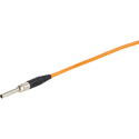 Photo of Switchcraft VMMP1O 75 Ohm UHD Micro Video Patchcord for MMVP Patchbays - Orange- 1 Foot