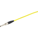 Photo of Switchcraft VMMP2Y 75 Ohm UHD Micro Video Patchcord for MMVP Patchbays - Yellow - 2 Foot