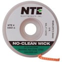 NTE SW01-25 No-Clean Solder Wick #3 Green 0.075 Inch Wide 25 Feet