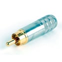 Photo of Switchcraft 3502AAU Longbody RCA Male Nickel/Gold