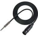 Switchcraft by Sescom SWC-ADAPXZSZ001 Balanced Microphone Cable - 3 Pin XLR Male to 1/4-Inch TRS Male - 1 Foot