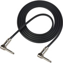 Photo of Switchcraft by Sescom SWC-GCPBC06IN Unbalanced Pedalboard Cable - 1/4-Inch Right Angle to 1/4-Inch Right Angle Plugs - 6