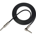 Photo of Switchcraft by Sescom SWC-GCSSRA003 Unbalanced Guitar Cable - 1/4-Inch Male to 1/4-Inch Right Angle Male - 3 Foot