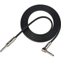 Photo of Switchcraft by Sescom SWC-GCSSRA015 Unbalanced Guitar Cable - 1/4-Inch Male to 1/4-Inch Right Angle Male - 15 Foot