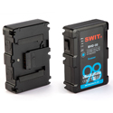 SWIT BIVO-98 14.4V/28.8V Dual Voltage 98Wh B-mount Battery with 150W Power Output for most Cine Cameras/Lights/Gear