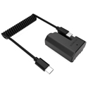 SWIT DB-FZ100 Sony FZ100 Dummy Battery with USB-C PD Input Port and 13-27 Inch Coiled Cable