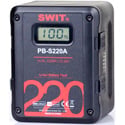 SWIT PB-S220A 220Wh Gold Mount Li-Ion Battery with Multi D-Tap Out and USB Port