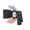 Photo of SWIT S-2070B Package Chip Array LED On-camera Light with Panasonic VW-VBG6 Battery mount