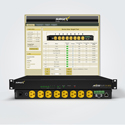 SurgeX SX-AX15E Axess ELITE 1RU Rackmount Power Management System - 8 Outlet - 15A/120v w/IP Remote Control & 9 Ft Cord