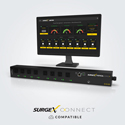 SurgeX Vertical Series Plus Smart 10A 8IEC Outlet PDU - No Surge Protection