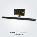 Photo of SurgeX Vertical Series Plus Smart 16A 24IEC Outlet PDU - No Surge Protection