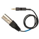 Photo of Connectronics XLR Male Unbalanced Line Output to 3.5mm Mini Locking 18 Inch Cable Sennheiser CL100-2 Equivalent