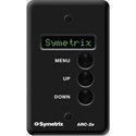 Photo of Symetrix ARC-2E 1-Gang CAT5/6 Audio Wall/Surface Panel for DSP Systems - Audio Functions/Logic Events - 24 Menus - Black