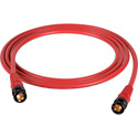 Photo of Laird T1505-BB-10-RD Belden 1505A RG59 w/ Trompeter UPL2000 Black & Gold HD-BNC Cable - 10 Foot Red