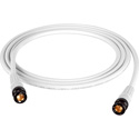 Photo of Laird T1505-BB-10-WE Belden 1505A RG59 w/ Trompeter UPL2000 Black & Gold HD-BNC Cable - 10 Foot White