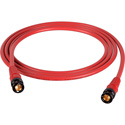 Photo of Laird Belden 1505A RG59 w/ Trompeter UPL2000 Black & Gold HD-BNC Cable - 3 Foot Red