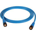 Photo of Laird Belden 1505A RG59 w/ Trompeter UPL2000 Black & Gold BNC Cable - 6 Foot Blue